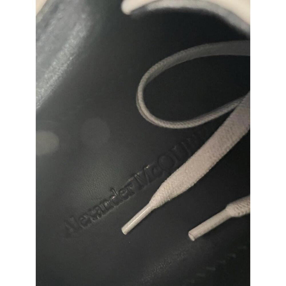 Alexander McQueen Tread Slick Lace-Up Sneakers White Graffiti Men’s 46 US 13 - Picture 4 of 11